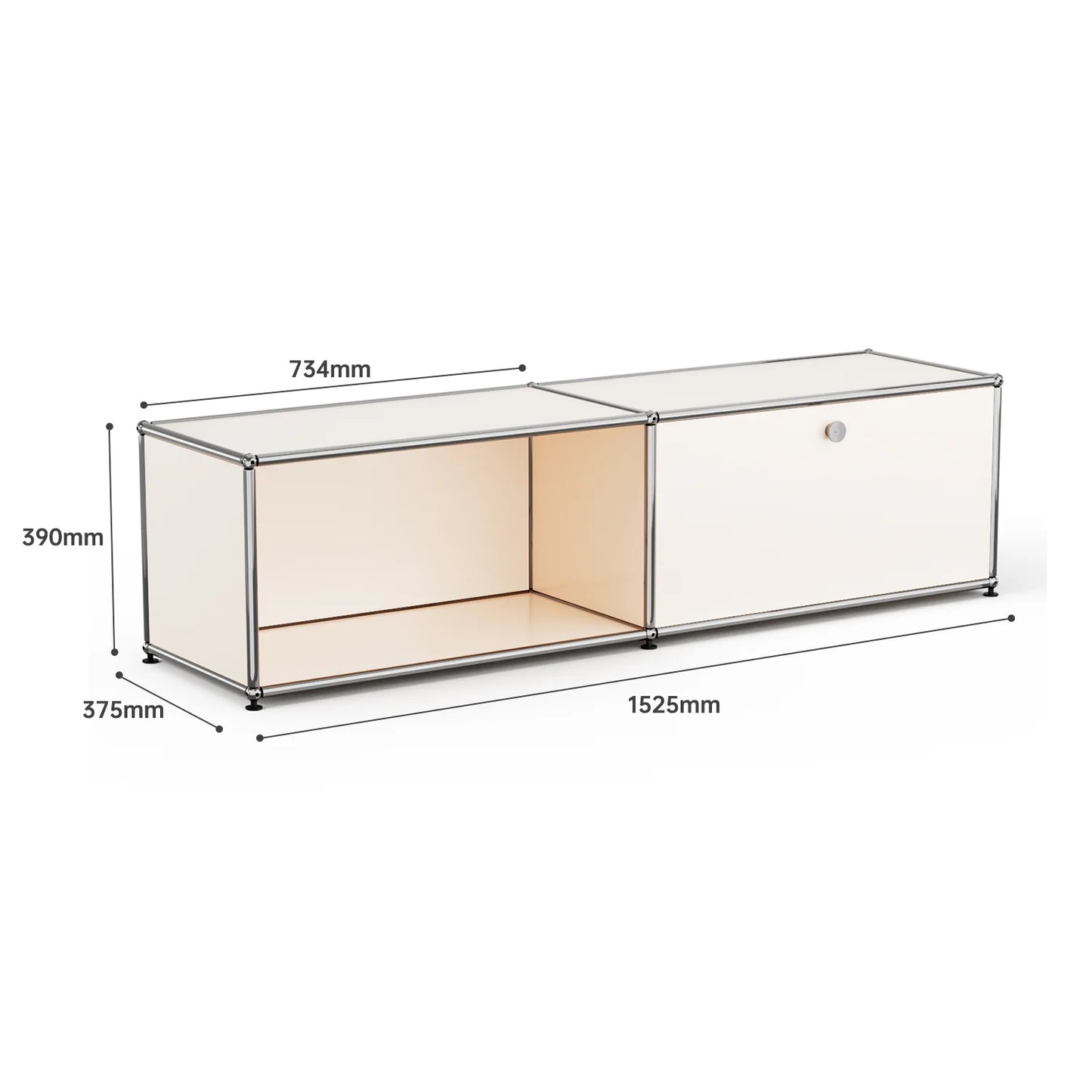 CORX Designs - USM Haller White Modular Storage Cabinet Replica - Review