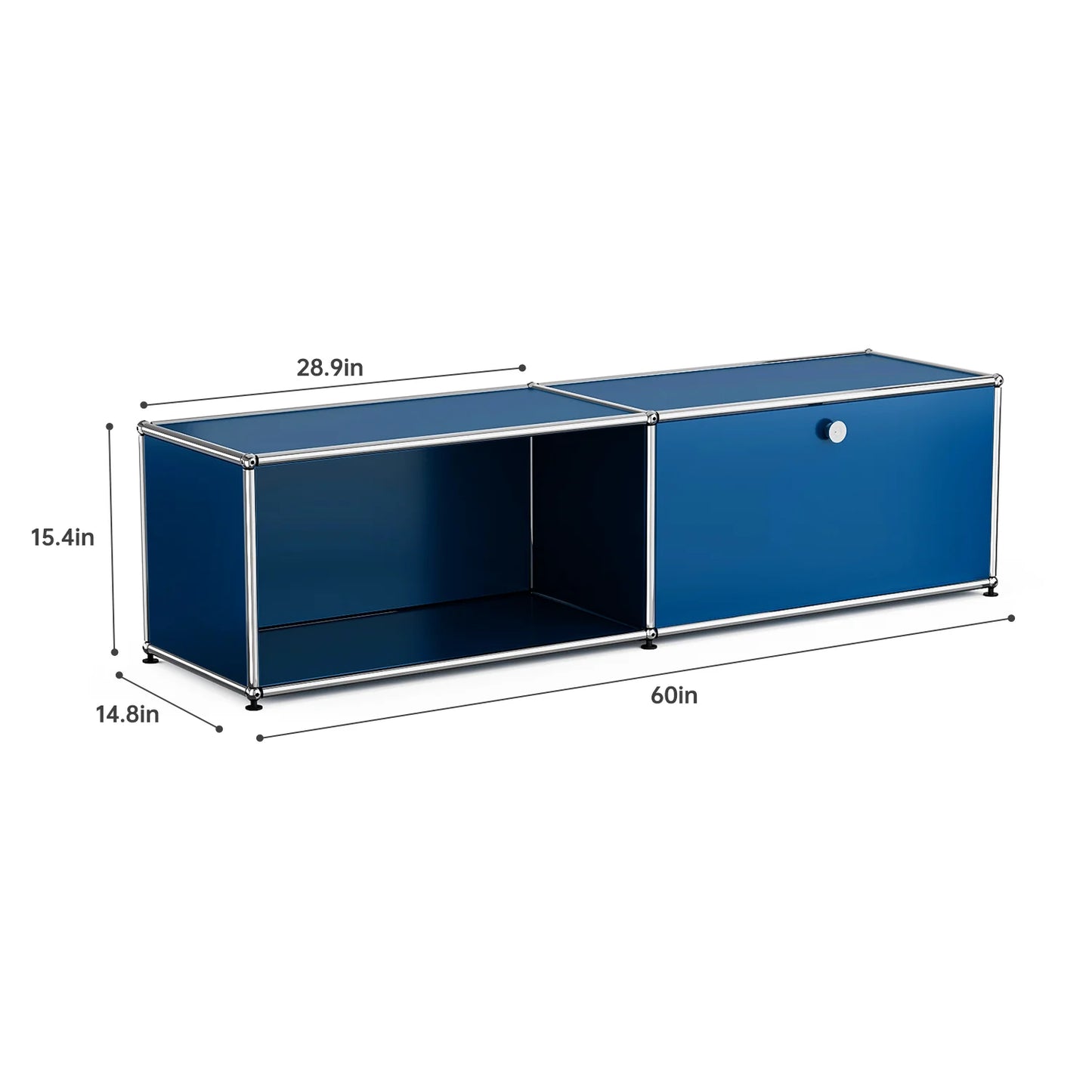 CORX Designs - USM Haller Blue Modular Storage Cabinet Replica - Review