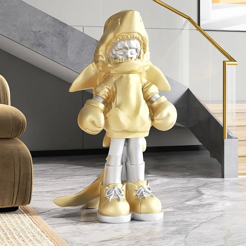CORX Designs - Shark Boy Floor Ornament Statue - Review