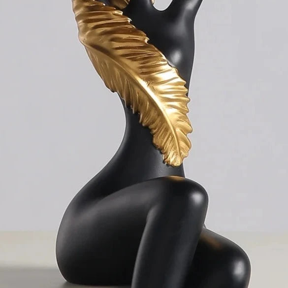 CORX Designs - Sitting Lady Feather Ornament Figurine - Review