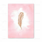 CORX Designs - Pink Heart Feather Motivational Canvas Art - Review