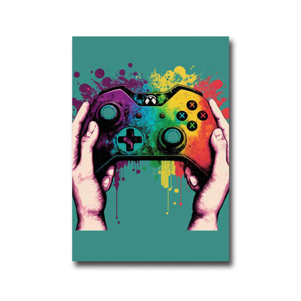 CORX Designs - Colorful Gaming Wall Art Canvas - Review