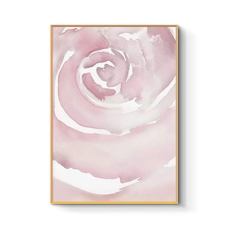 CORX Designs - Pink Rose Heart Wall Art Canvas - Review