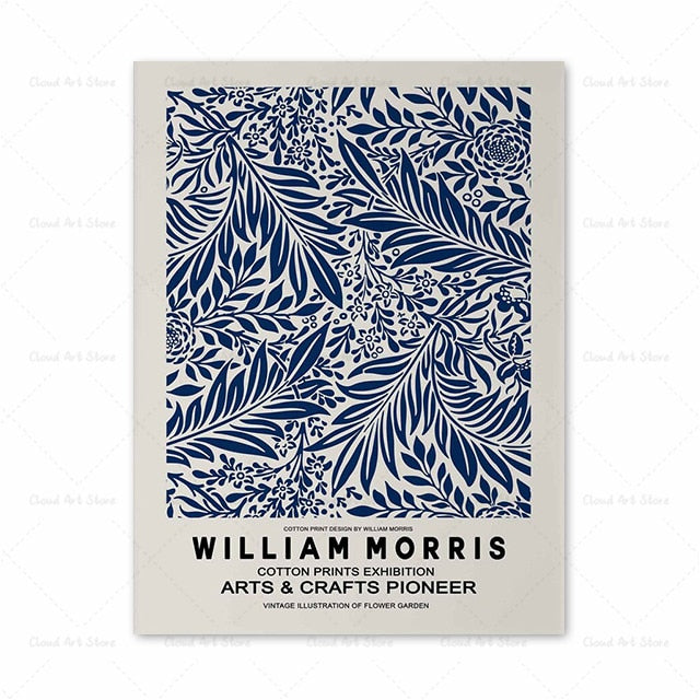 CORX Designs - William Morris Exhibition Blue Flower Canvas Art - Review