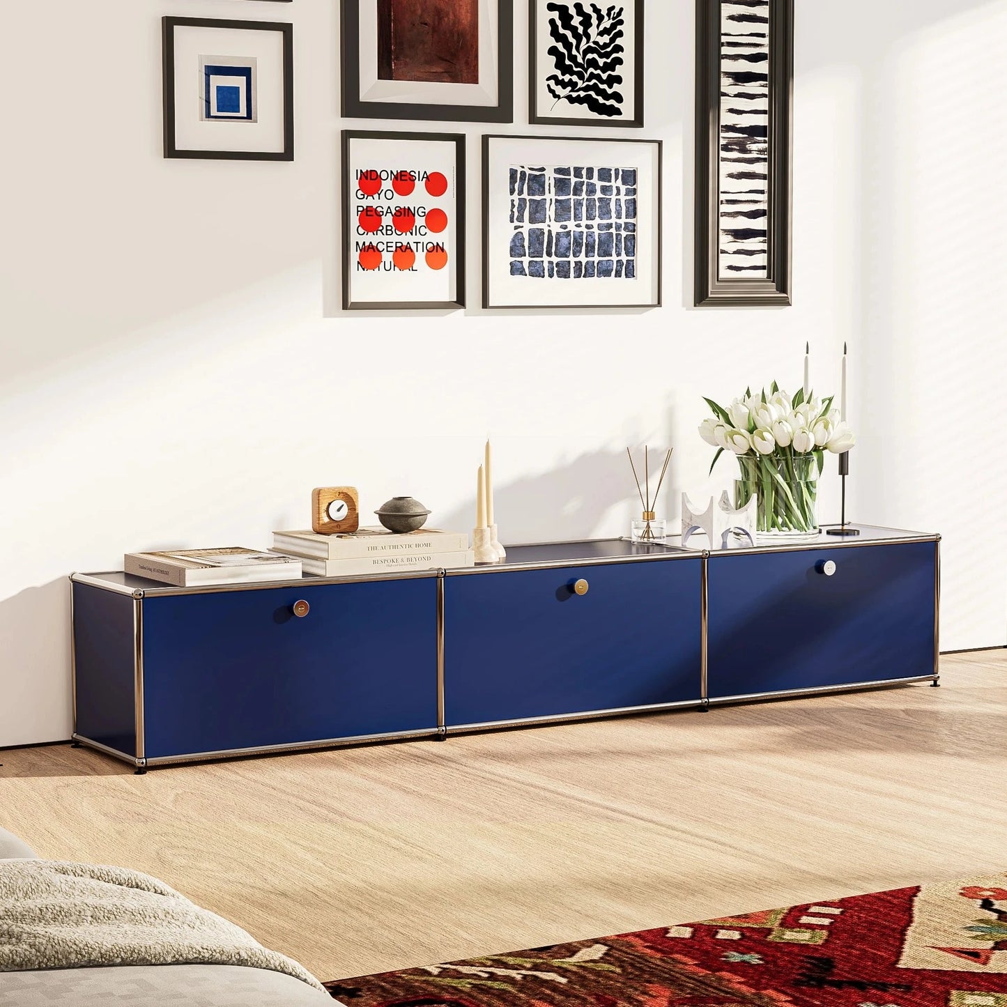 CORX Designs - USM Haller Blue Modular Storage Cabinet Replica - Review