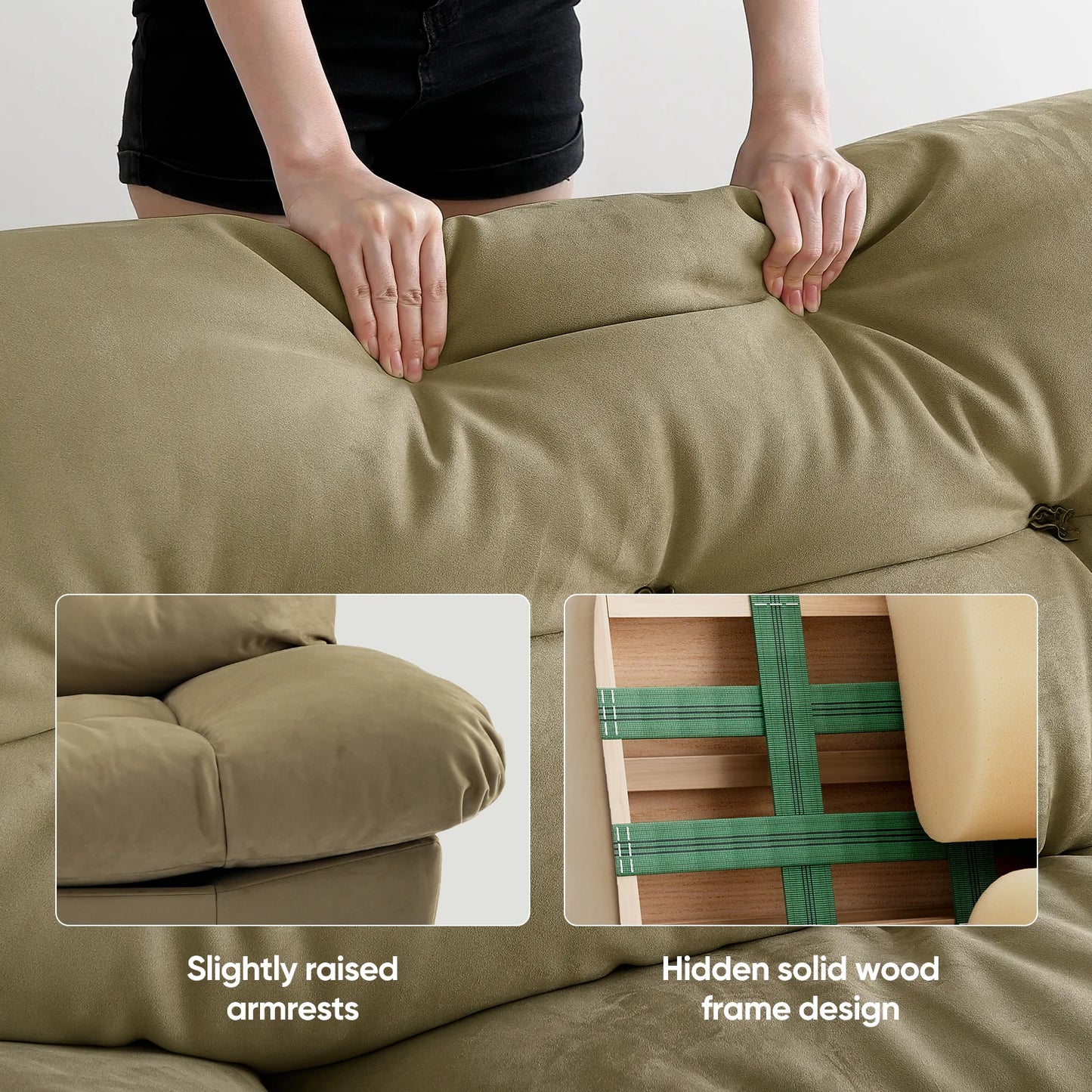 CORX Designs - Malino Cloud Sofa Sleeper Modular Couch - Review