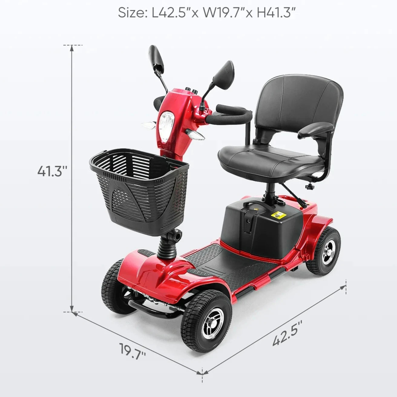 CORX Designs - 4 Wheel Folding Mobility Electric Powered Scooter for Seniors - Review