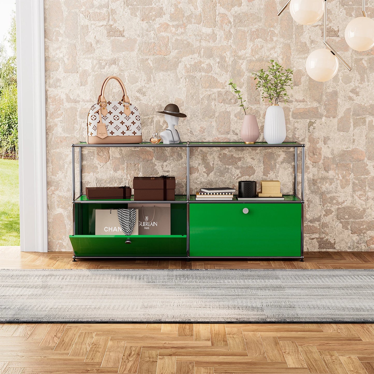 CORX Designs - USM Haller Green Modular Storage Cabinet Replica - Review