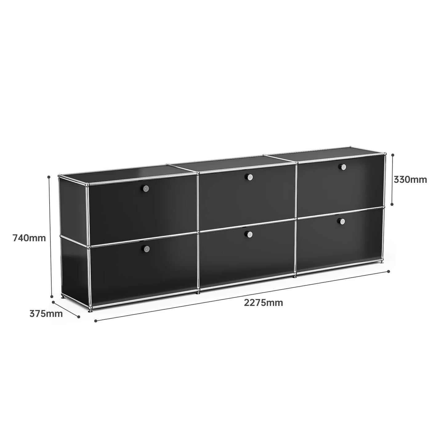 CORX Designs - USM Haller Black Modular Storage Cabinet Replica - Review