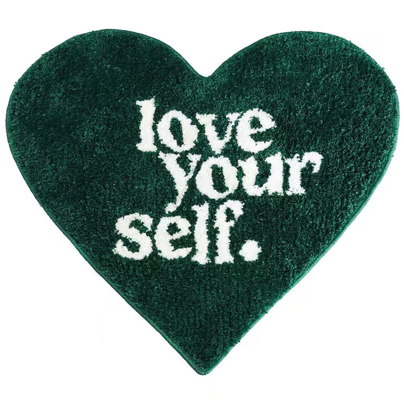 CORX Designs - Green Heart Love Yourself Rug - Review