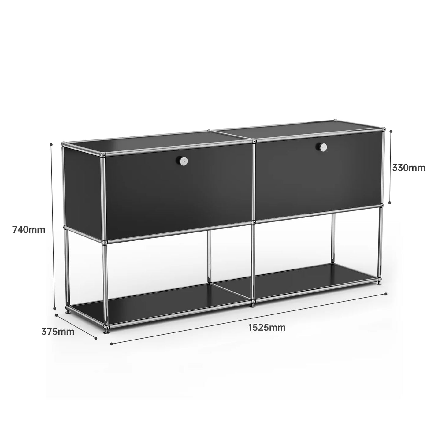 CORX Designs - USM Haller Black Modular Storage Cabinet Replica - Review