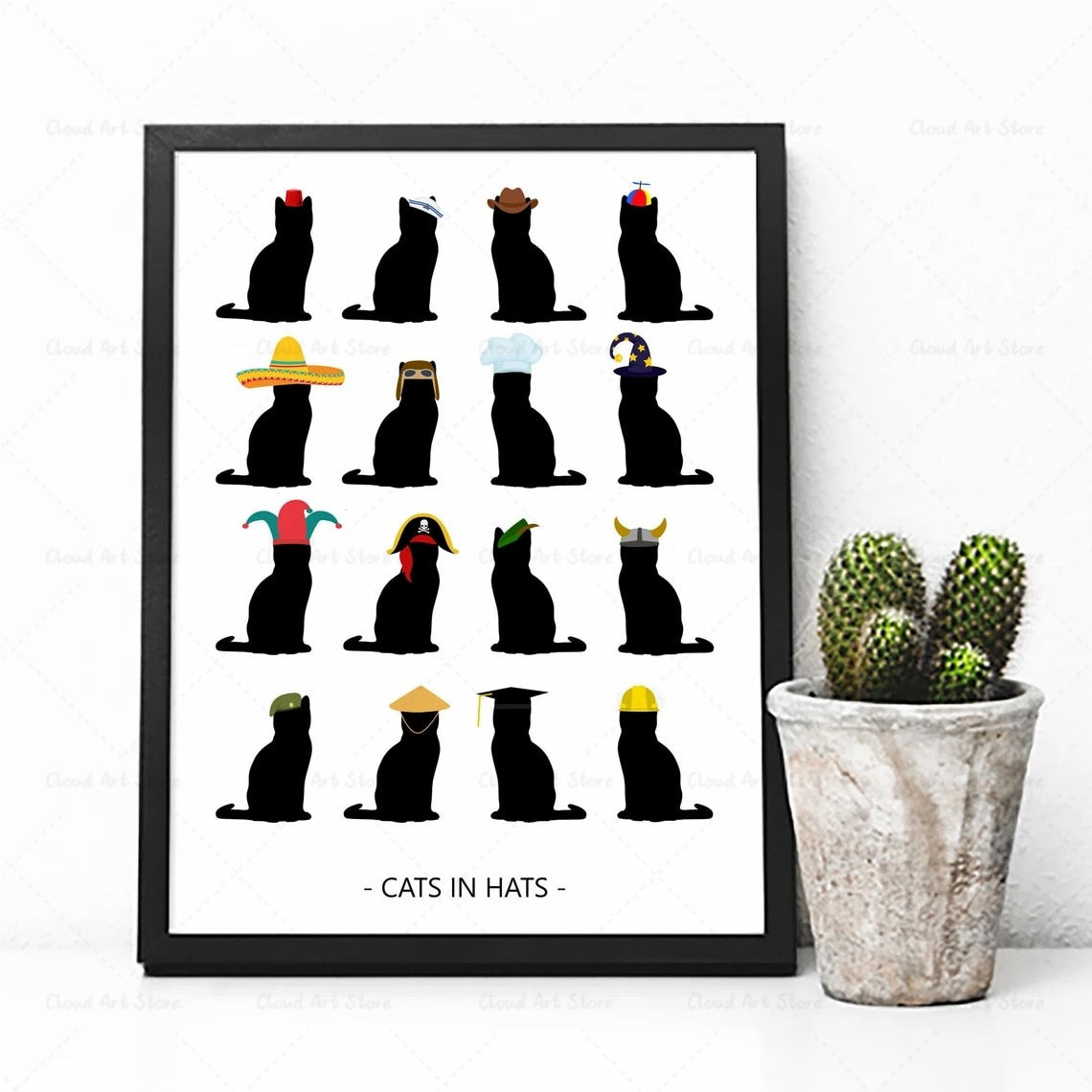 CORX Designs - Funny Cat Gallery Wall Art Canvas - Review