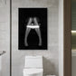 CORX Designs - Black and White Sexy Girl on The Toilet Canvas Art - Review