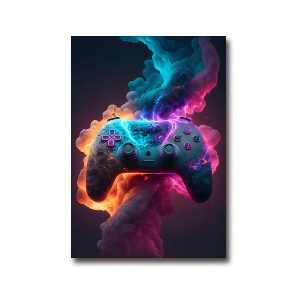 CORX Designs - Colorful Gaming Wall Art Canvas - Review