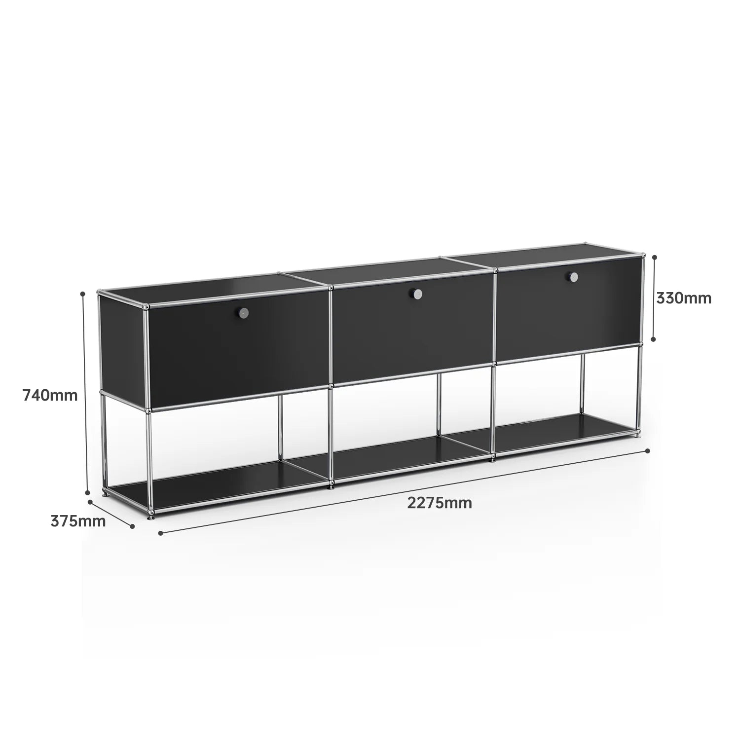 CORX Designs - USM Haller Black Modular Storage Cabinet Replica - Review