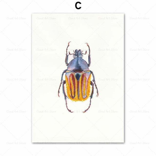 CORX Designs - Beetle Insect Bee Nursery Room Canvas Art - Review