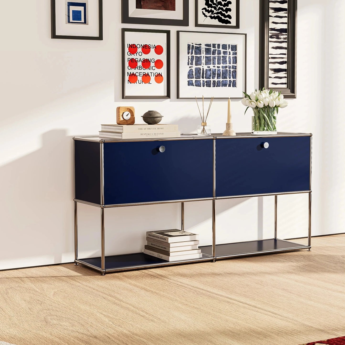 CORX Designs - USM Haller Blue Modular Storage Cabinet Replica - Review