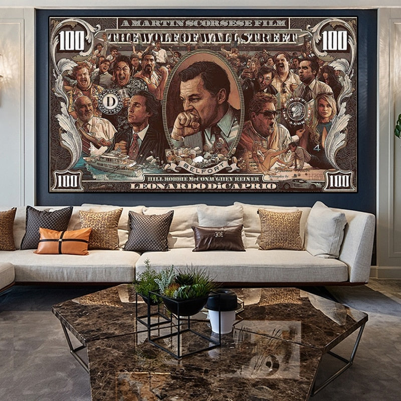 CORX Designs - The Wolf of Wall Street Leonardo DiCaprio Canvas Art - Review