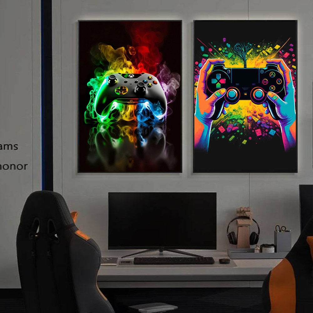 CORX Designs - Colorful Gaming Wall Art Canvas - Review