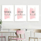 CORX Designs - Motivational Quote Pink Canvas Art - Review