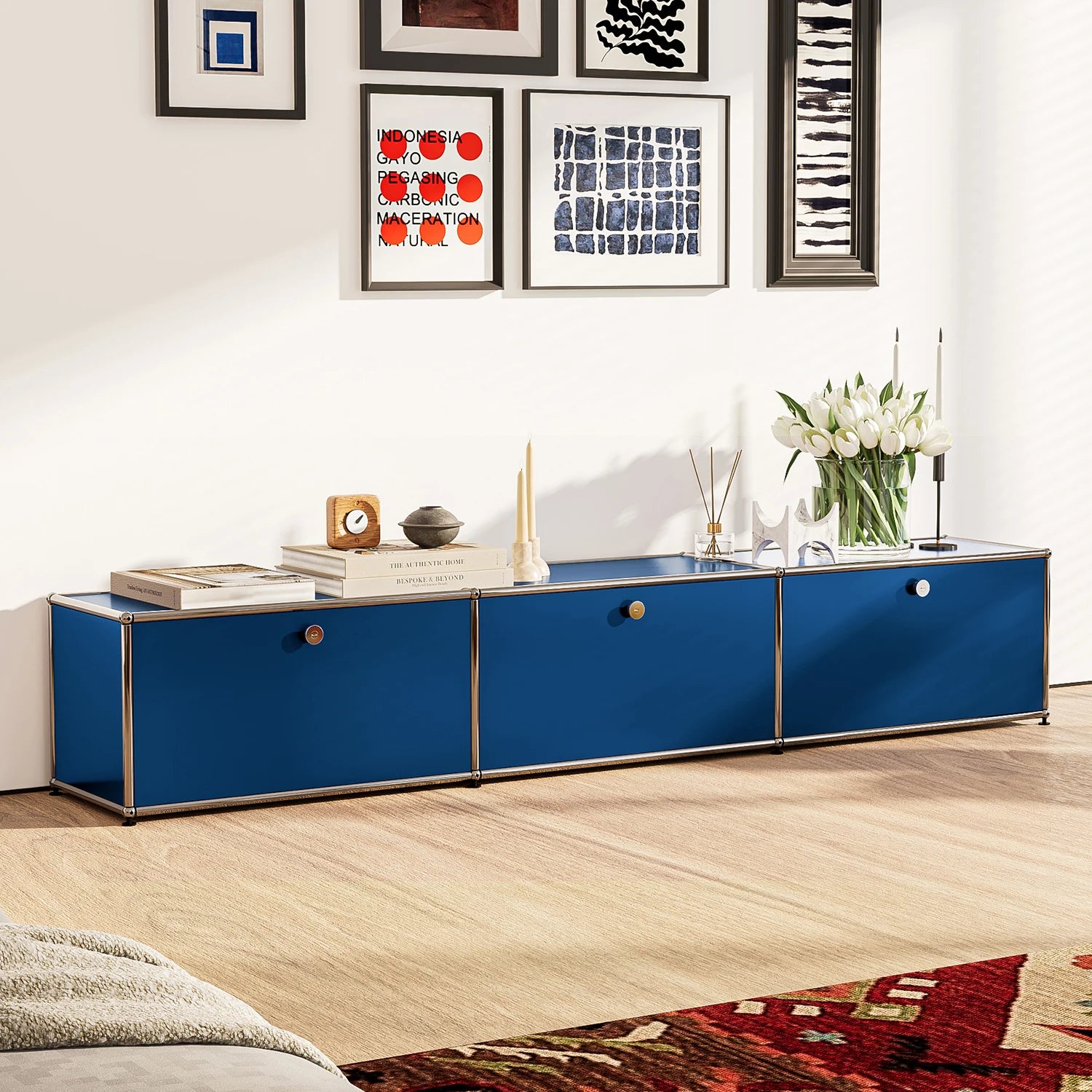 CORX Designs - USM Haller Blue Modular Storage Cabinet Replica - Review