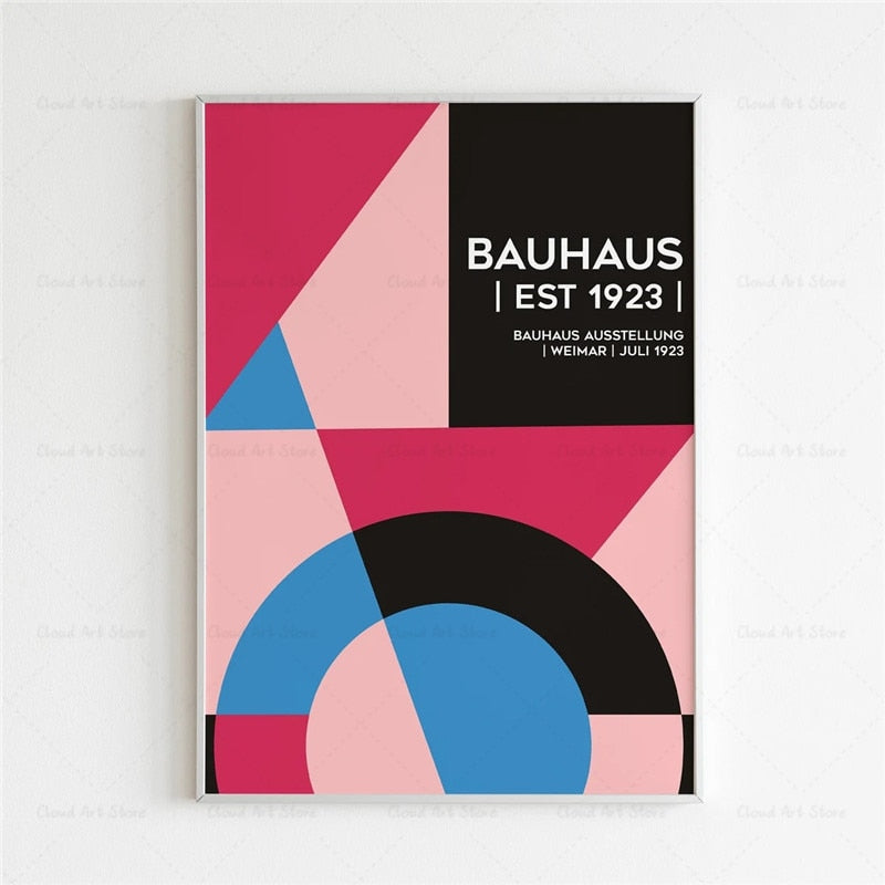 CORX Designs - Bauhaus Exhibition Geometric Wall Art Canvas - Review