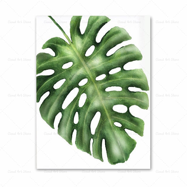 CORX Designs - Tropical Green Monstera Leaf Canvas Art - Review