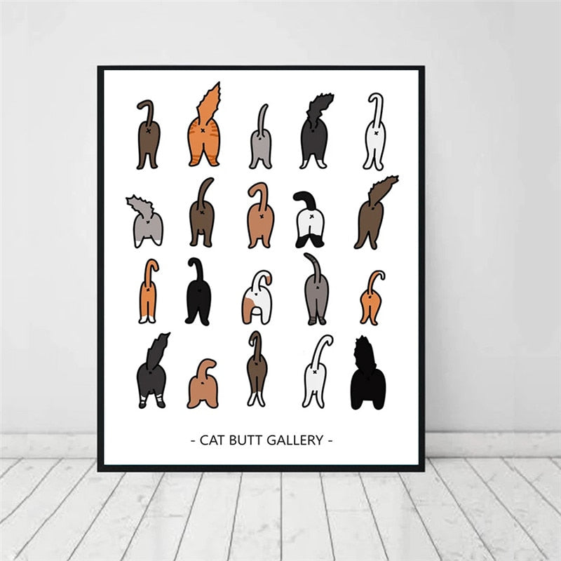 CORX Designs - Funny Cat Gallery Wall Art Canvas - Review
