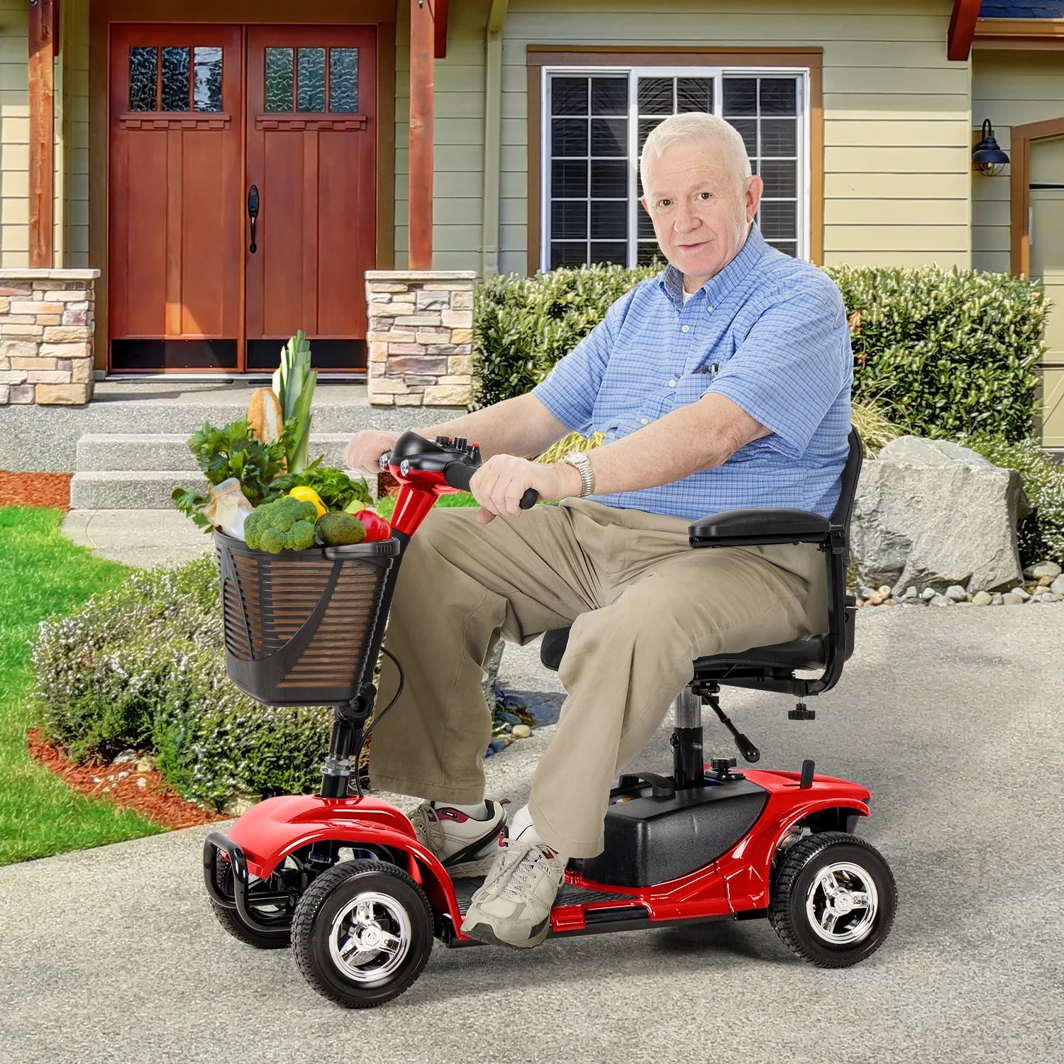 CORX Designs - 4 Wheel Folding Mobility Electric Powered Scooter for Seniors - Review