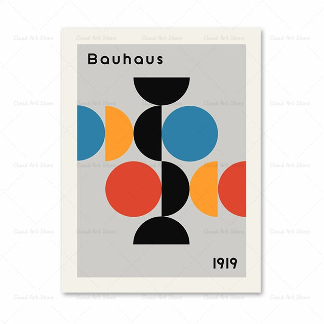 CORX Designs - Abstract Bauhaus Geometric Wall Art Canvas - Review
