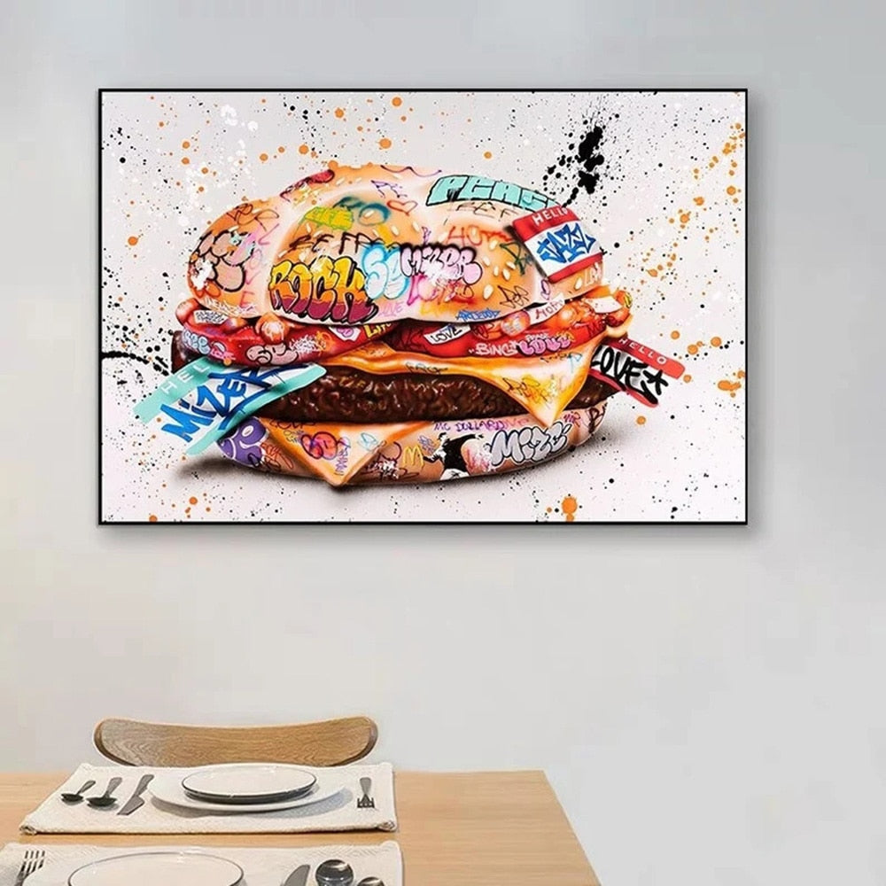 CORX Designs - Graffiti Hamburger Canvas Art - Review