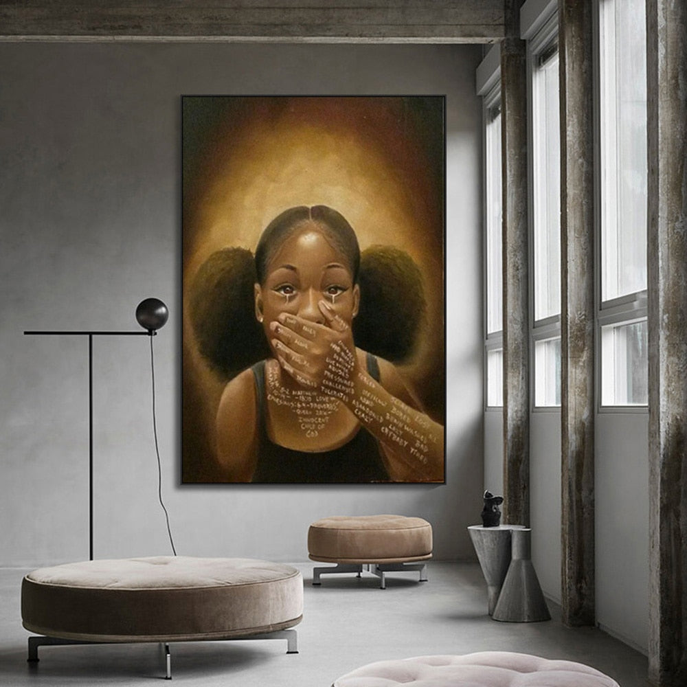 CORX Designs - Sad Children Crying Canvas Art - Review