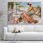 CORX Designs - Girl on Vacation Canvas Art - Review