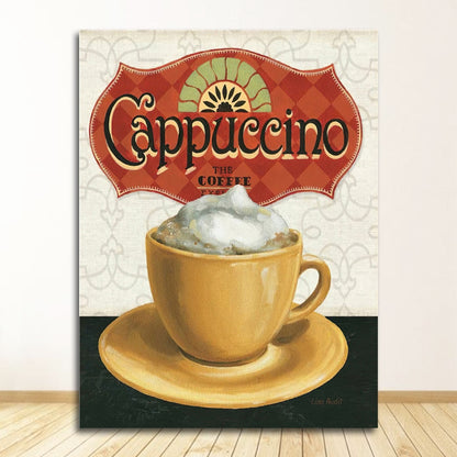 CORX Designs - Coffee Poster Coffee Shop Kitchen Decoration Canvas Art - Review