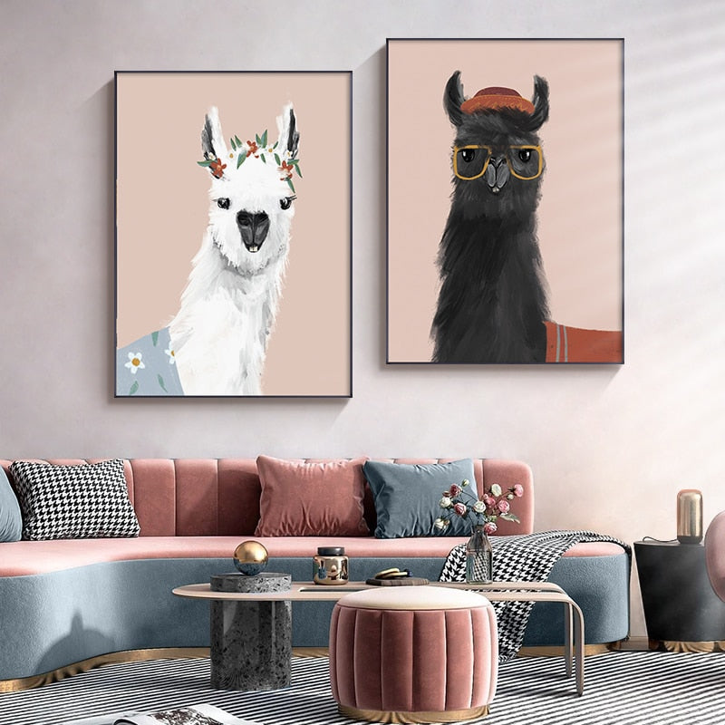 CORX Designs - Cute Alpaca Canvas Art - Review