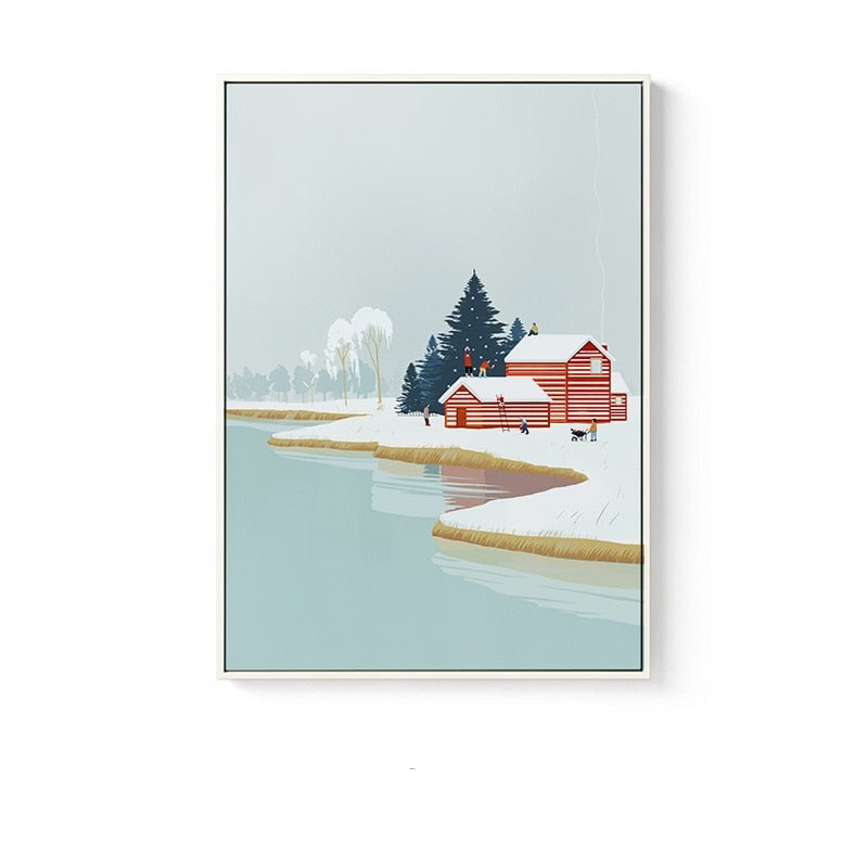 CORX Designs - Nordic Abstract Landscape Canvas Art - Review