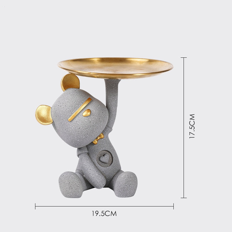 CORX Designs - Cute Bear Tray Statue - Review