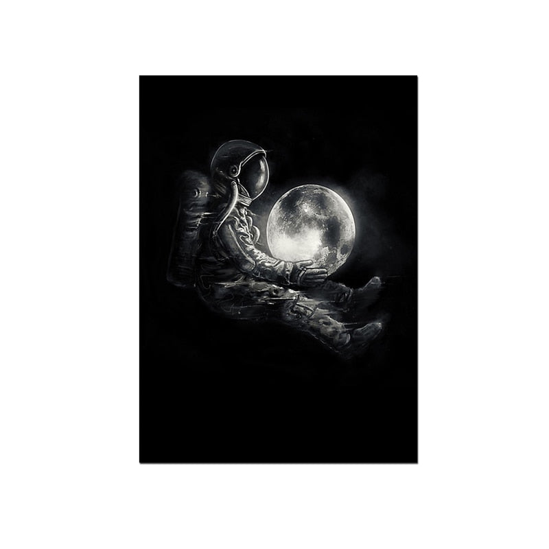 CORX Designs - Astronaut Holding Moon Canvas Art - Review