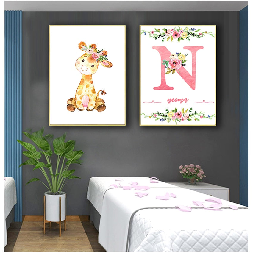 CORX Designs - Baby Girl Room Decor Nursery Canvas Art - Review