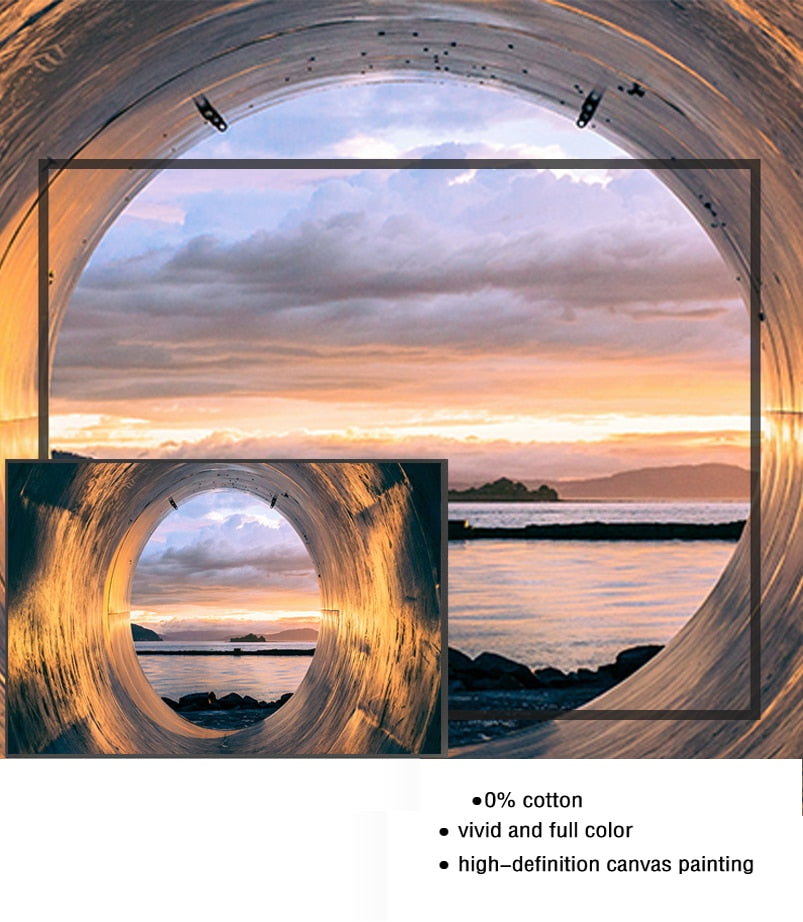 CORX Designs - Sunset Ocean View Canvas Art - Review
