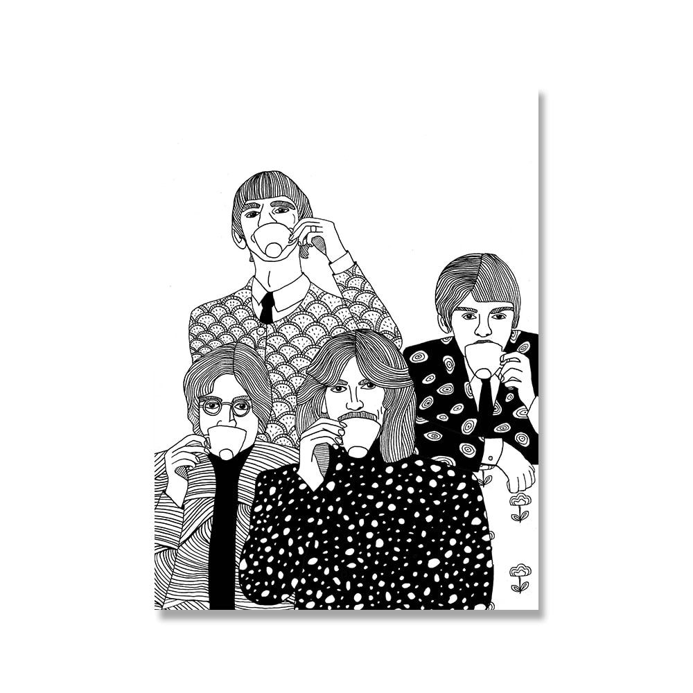CORX Designs - Black and White Queen Band Canvas Art - Review
