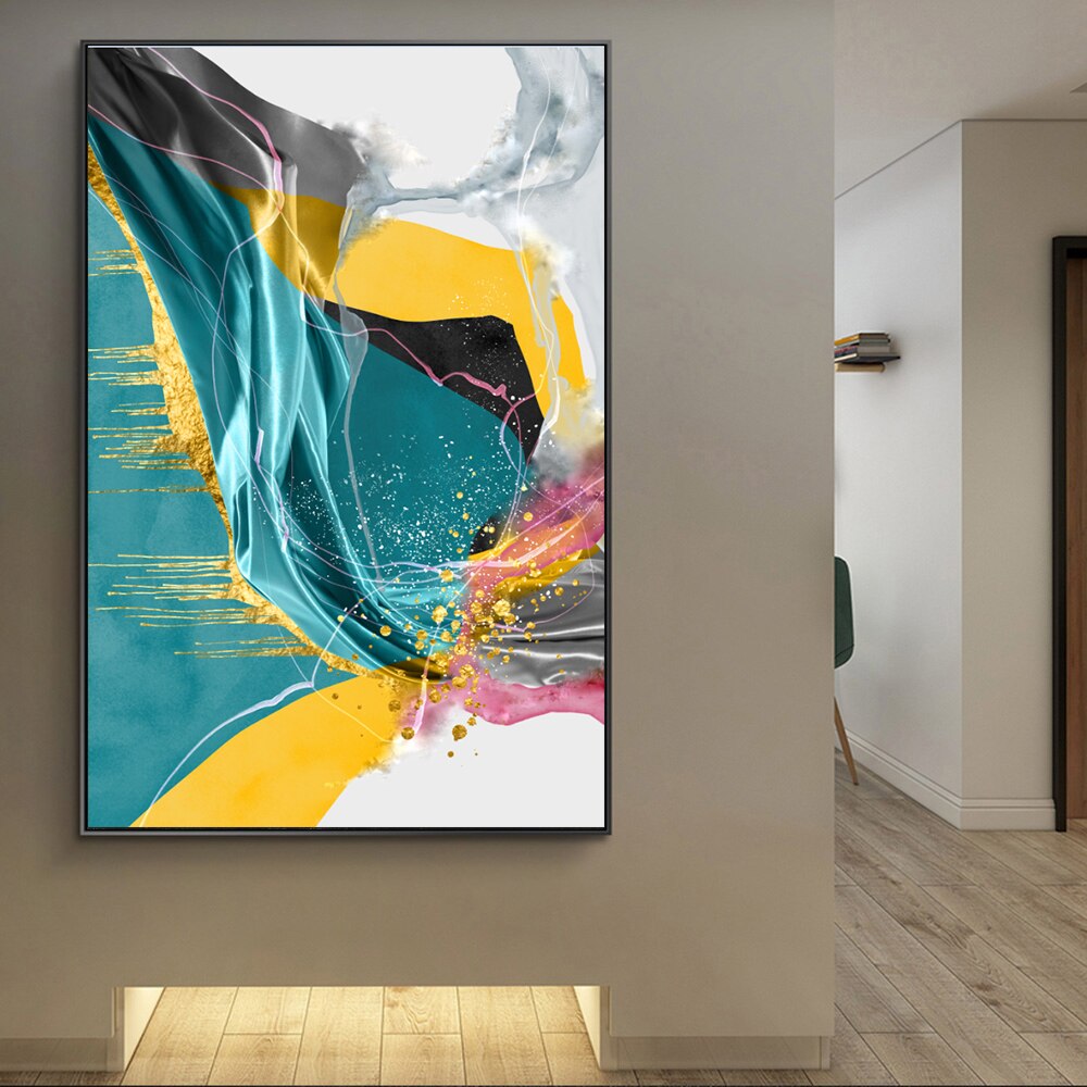 CORX Designs - Nordic Abstract Marble Tosca Canvas Art - Review