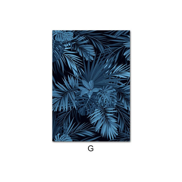CORX Designs - Blue Plants And Flower Canvas Art - Review