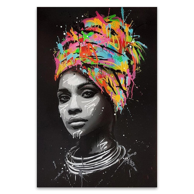 CORX Designs - African Black Woman Graffiti Canvas Art - Review