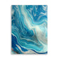 CORX Designs - Blue River Marble Gold Foil Canvas Art - Review