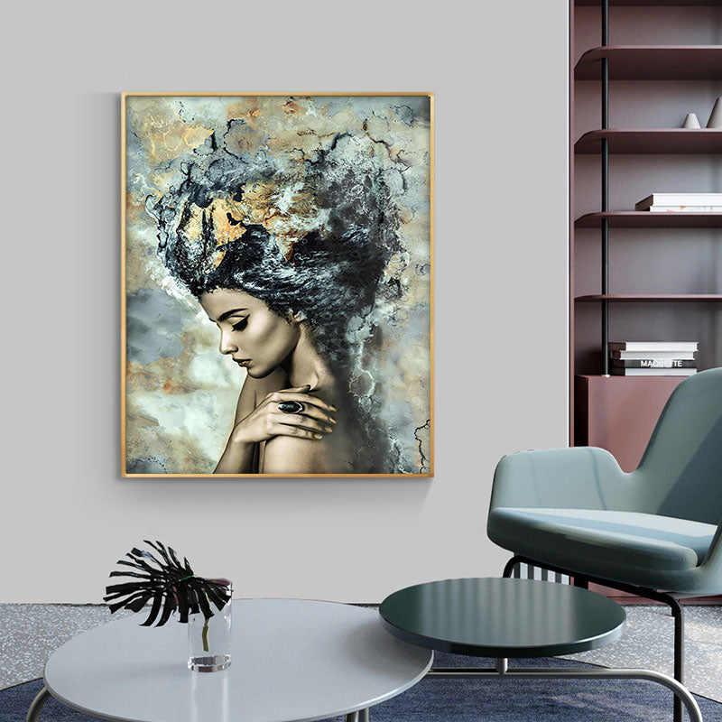 CORX Designs - Abstract Marble Girl Painting Canvas Art - Review