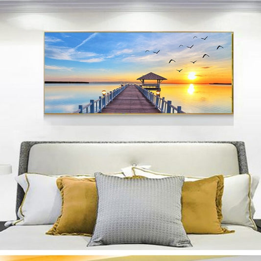 CORX Designs - Sky Sea Sunrise Landscape Canvas Art - Review