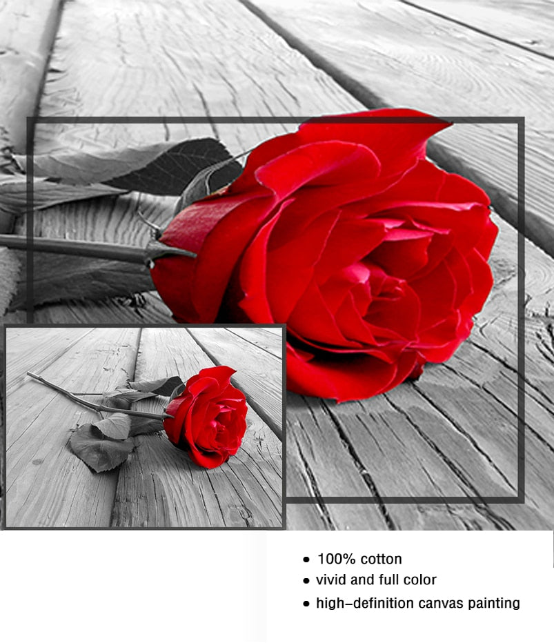 CORX Designs - Red Rose Canvas Art - Review