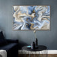 CORX Designs - Beige Blue Abstract Marble Texture Canvas Art - Review
