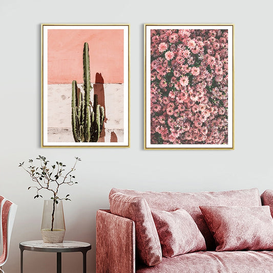 CORX Designs - Pink Flower Cactus Canvas Art - Review